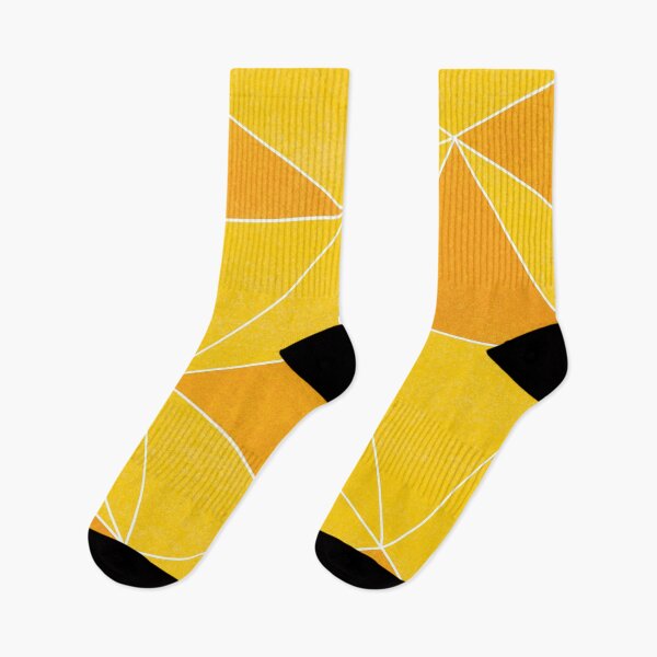 Item preview, What Inspires You? // Orange and Yellow Geometric Pattern White Lines designed and sold by Anna Prendergast.