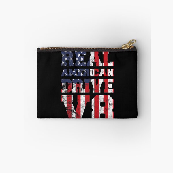 Item preview, Real American 8-cylinder V8 USA Flag Muscle Car Patriotism designed and sold by RJ-Art.