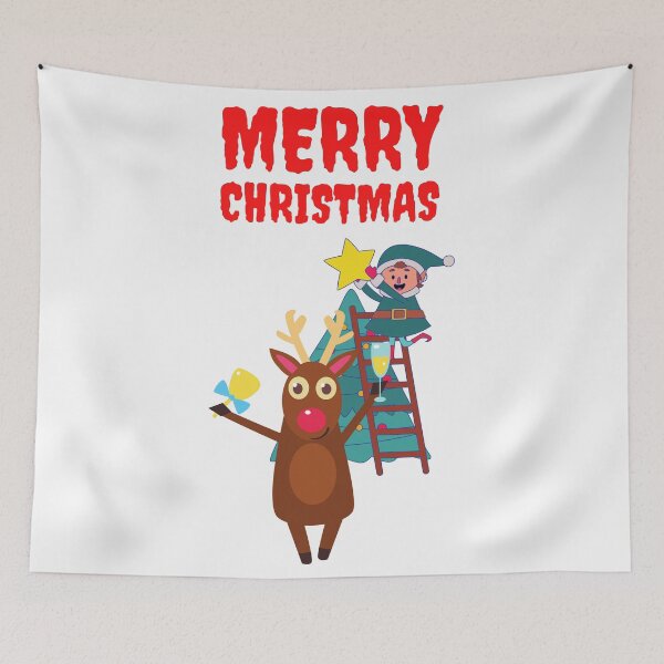 Item preview, Christmas Wine CUTE CHRISTMAS DEER designed and sold by OneTimeEngineer.
