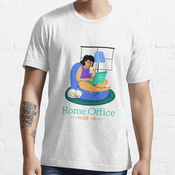 "Work From Home Office" Tshirt for Sale by mikeskorin Redbubble