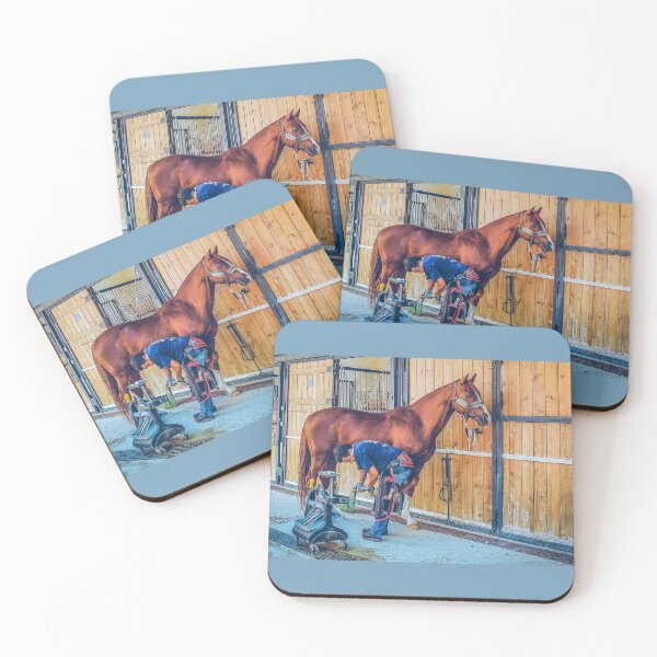 Item preview, Shoeing a horse designed and sold by MarieClaude1954.