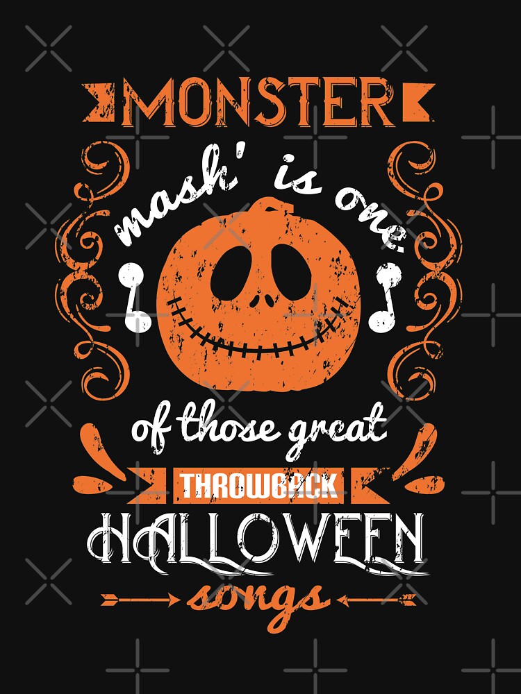 Halloween Monster Mash Throwback songs grunge by NextLVLShirts