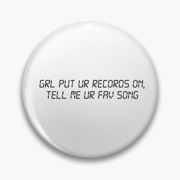 Item preview, Grl put your records on designed and sold by juliasitpar.