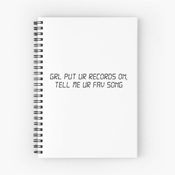 Item preview, Grl put your records on designed and sold by juliasitpar.