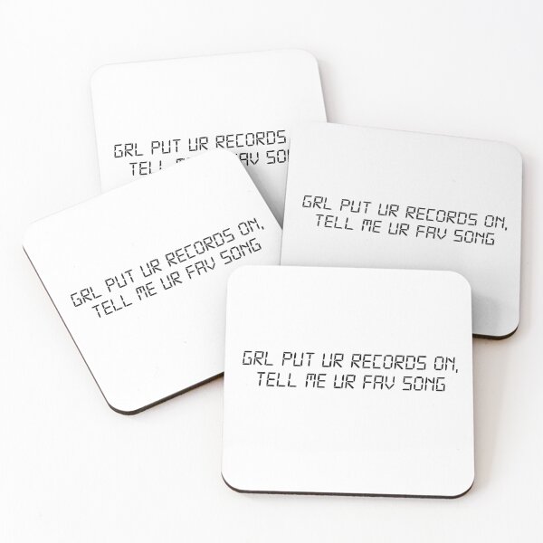 Item preview, Grl put your records on designed and sold by juliasitpar.