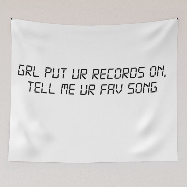 Item preview, Grl put your records on designed and sold by juliasitpar.
