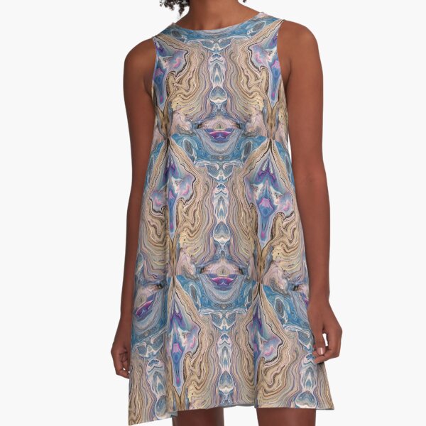 BP Flow Pattern Four A-Line Dress