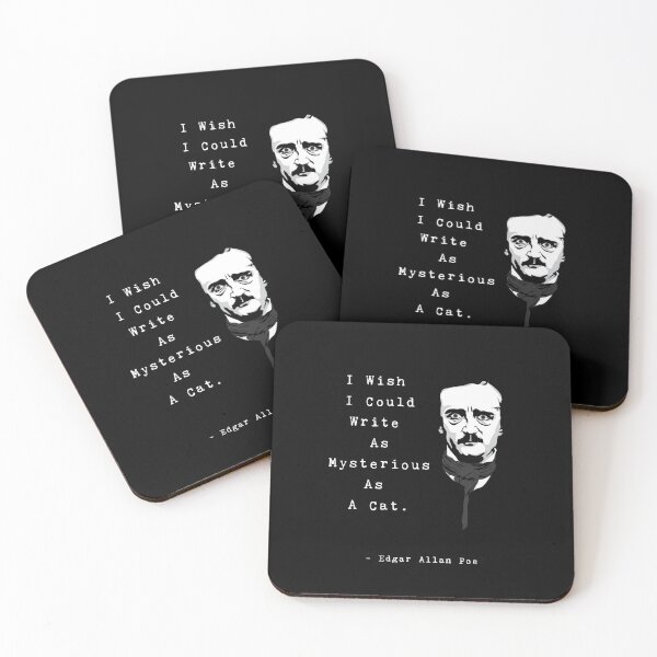 Item preview, Edgar Allan Poe Cat Quote designed and sold by avit1.