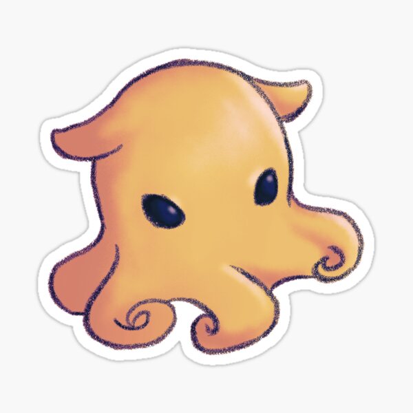 Dumbo Octopus Sticker For Sale By Pyerno Redbubble