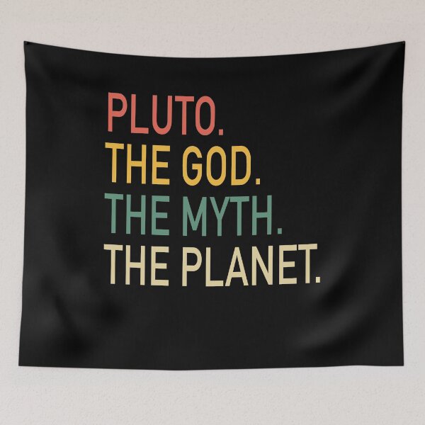 Item preview, Never Forget Pluto Funny Retro Space designed and sold by RJ-Art.