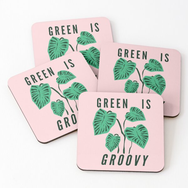 Item preview, Green is Groovy Pink designed and sold by Lieza-B.