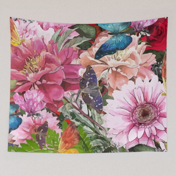 Item preview, Summer flowers, sunflowers, peony floral mask, cute, cool designed and sold by Collagedream.