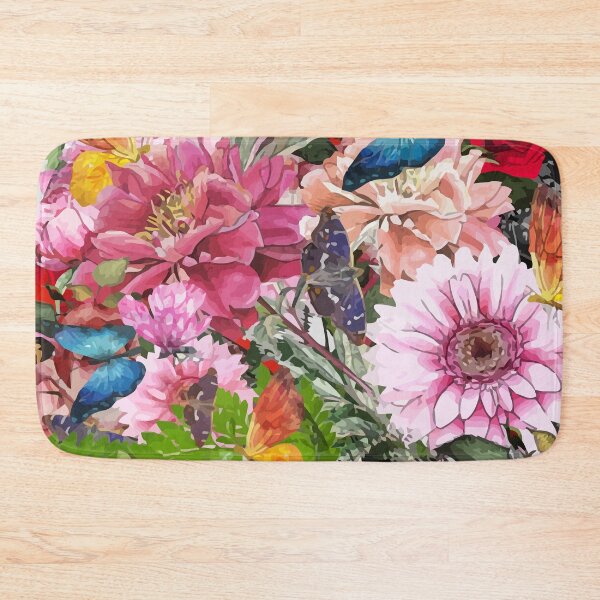 Item preview, Summer flowers, sunflowers, peony floral mask, cute, cool designed and sold by Collagedream.