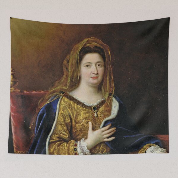 Item preview, Francoise dAubigne portrait marquise de Maintenon Pierre 1694 designed and sold by Vintage Designs +.