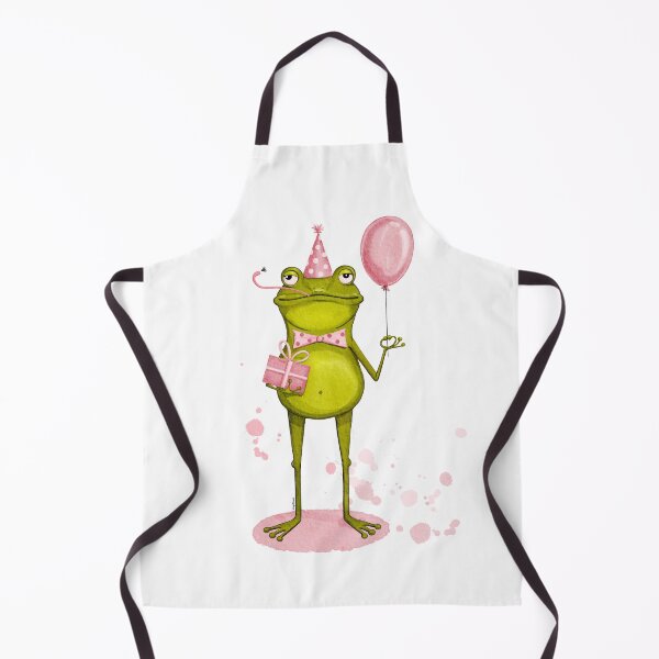 Item preview, Frog ready for the party. HAPPY Birthday! designed and sold by Anya Illustration Studio.