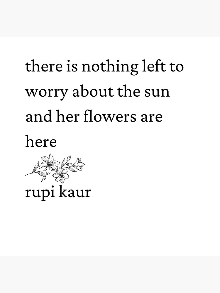 Carte de vœux for Sale avec l'œuvre « Rupi Kaur - Le soleil et ses