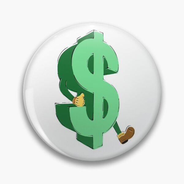Item preview, Walking Dollar Sign designed and sold by Aver0-art.