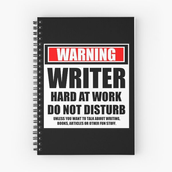 Item preview, Warning Writer Hard At Work Do Not Disturb designed and sold by cmmei.