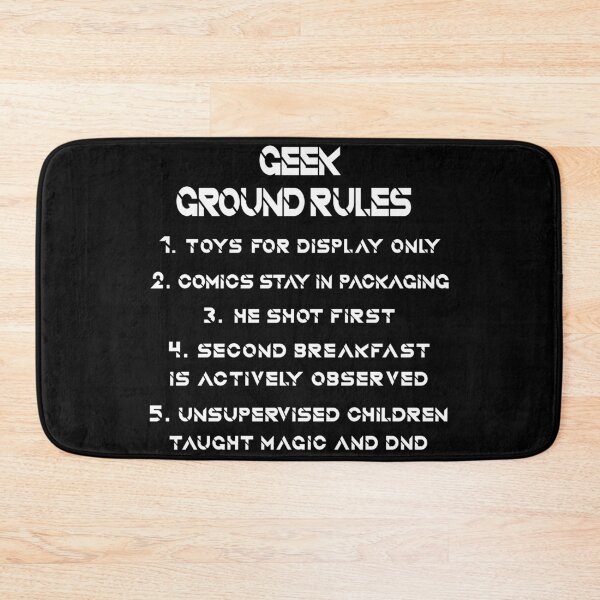 Item preview, Geek House Rules designed and sold by Geek-Nerd-Shop.