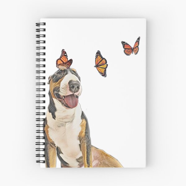 Item preview, Bull Terrier con Mariposas designed and sold by ProtanDesign.