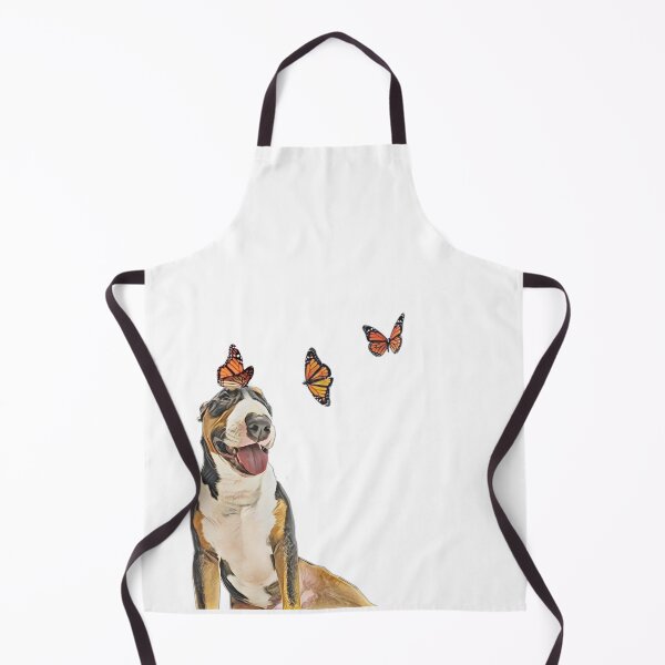 Artikelvorschau, Bullterrier mit Schmetterlingen entworfen und verkauft von ProtanDesign.