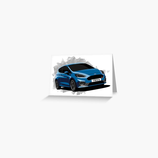Ford Fiesta ST Grußkarte