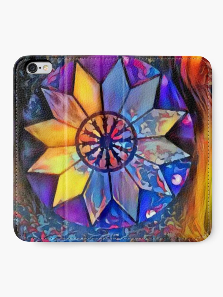 Alternate view of The Victory Theatre-Evansville IN-Interior lights-Amethyst & Topaz iPhone Wallet