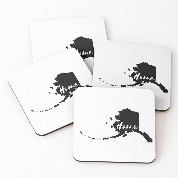 Item preview, Alaska Cursive Home State Outline designed and sold by KARAKATE.