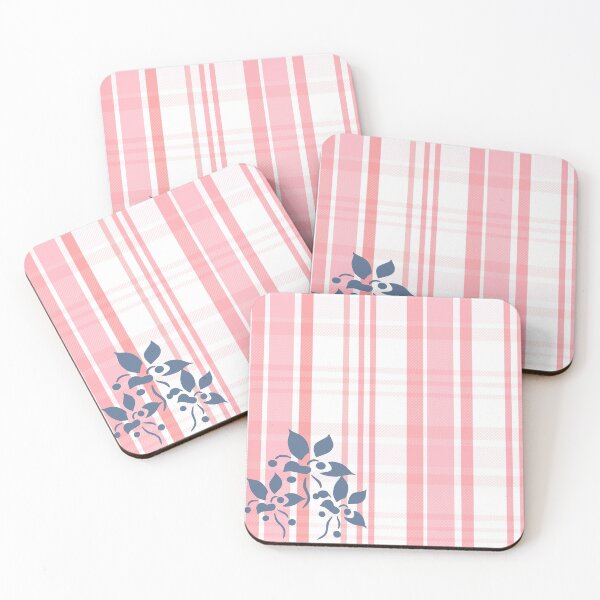 Item preview, Pink Tartan Plaid with flower Pattern designed and sold by Vinaerick.