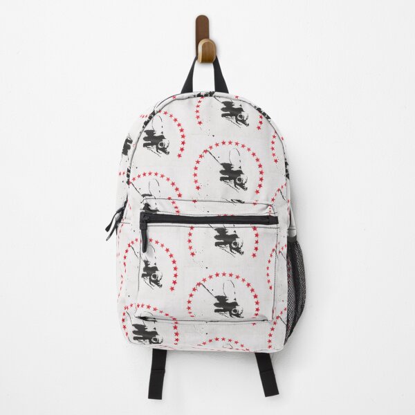 Item preview, Banksy Mosquito gas mask red stars secretariat of the pacific community logo designed and sold by WE-ARE-BANKSY.