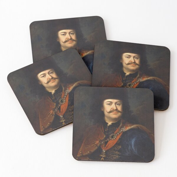Item preview, Rákóczi Ferenc Mányoki II Hungarian royal portrait vintage art designed and sold by Vintage Designs +.
