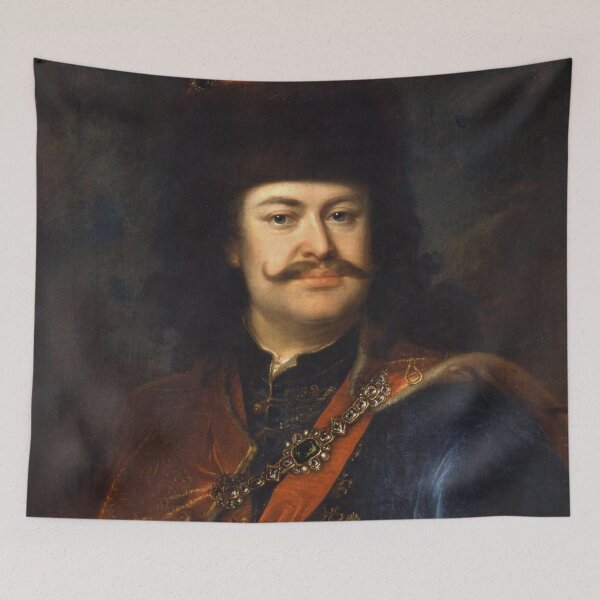 Item preview, Rákóczi Ferenc Mányoki II Hungarian royal portrait vintage art designed and sold by Vintage Designs +.