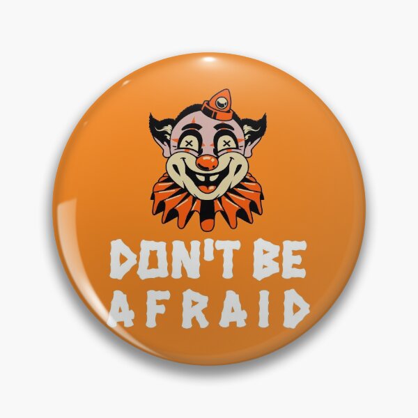 Item preview, Scary clown says "Don't be afraid" | Halloween designed and sold by vibrantyy.