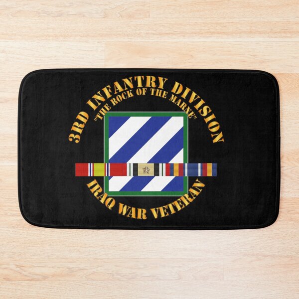 Item preview, Army - 3rd ID - Iraq Vet  - The Rock of the Marne w SVC Ribbons designed and sold by Military Insignia Products.