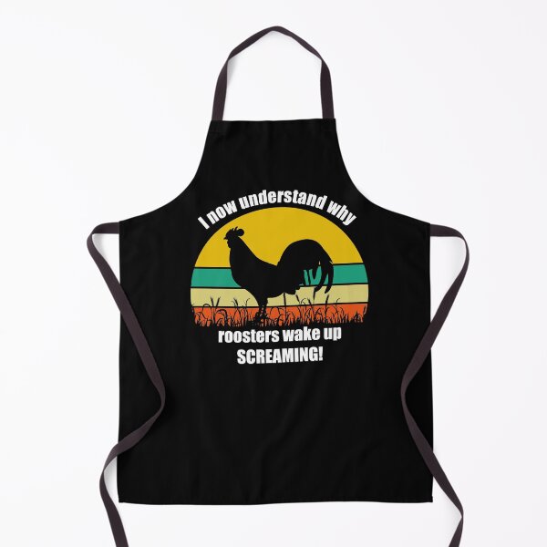 Item preview, "I Now Understand Why Roosters Wake Up Screaming" Retro Sunset Rooster Design designed and sold by WhatThePop.