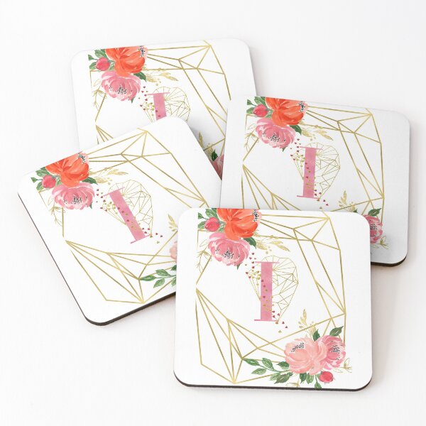 Item preview, Pink Gold Monogram I designed and sold by ElenaDanilo.