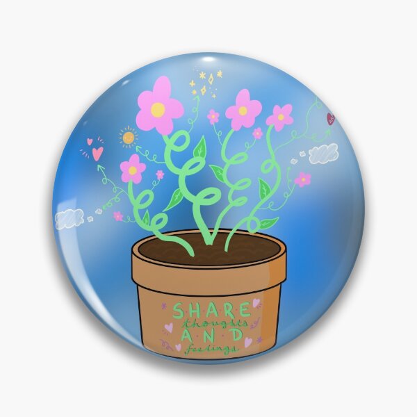 Item preview, Share Thoughts And Feelings (With Background) designed and sold by PerpetualPanic.