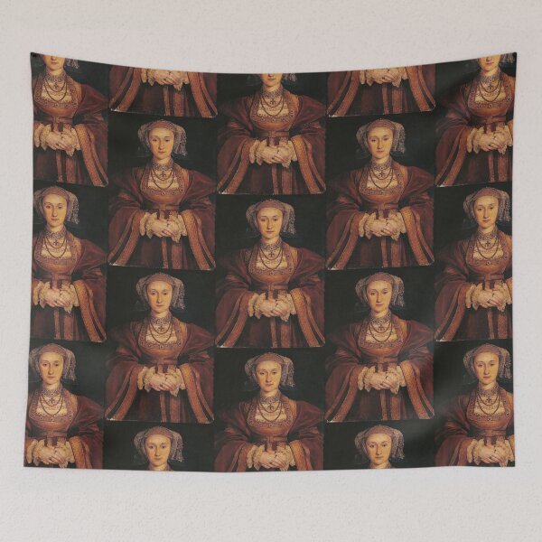 Item preview,  Anne of Cleves vintage portrait art designed and sold by Vintage Designs +.