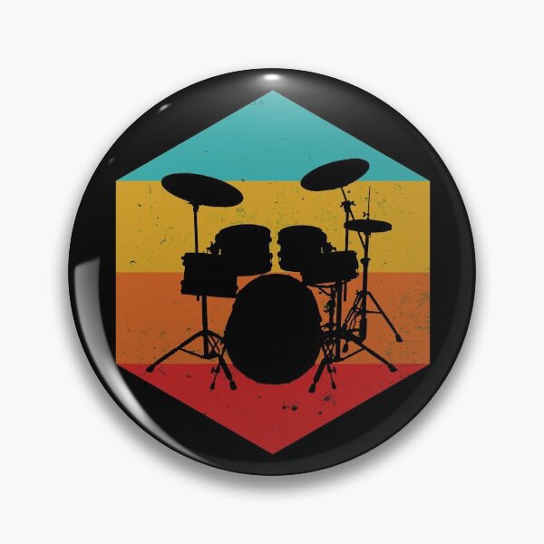 Item preview, Vintage Drums Silhouette designed and sold by playloud.