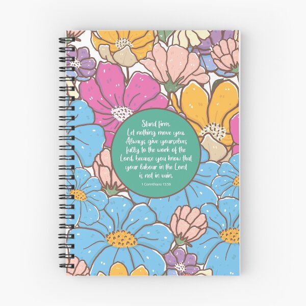 Item preview, Stand firm, 1 Corinthians 15:58, Bible Verse designed and sold by StudioCitrine.