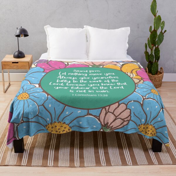 Item preview, Stand firm, 1 Corinthians 15:58, Bible Verse designed and sold by StudioCitrine.