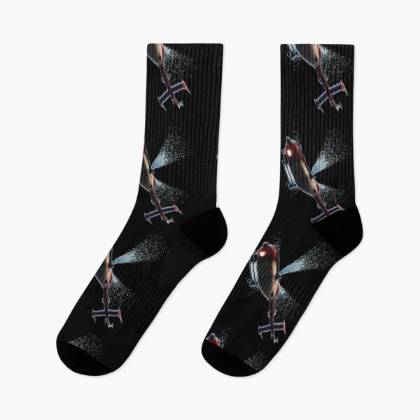 Item preview, Helicopter flying in the black night designed and sold by StephanieCAD.