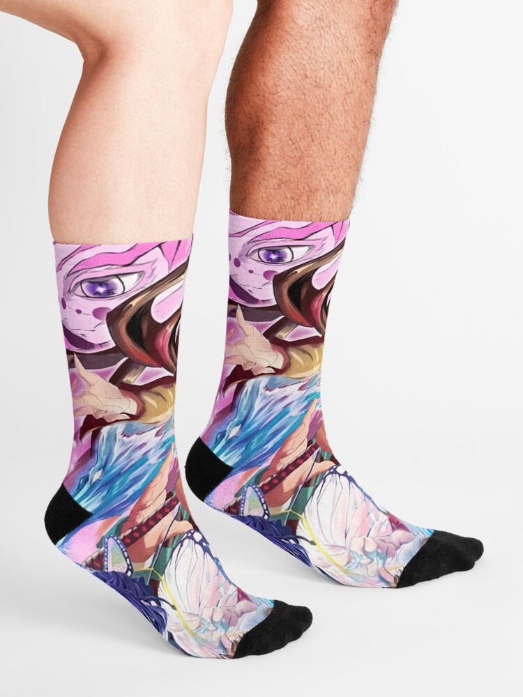 "Squad Zenitsu And Power" Socks by Peterson-Toloyo | Redbubble