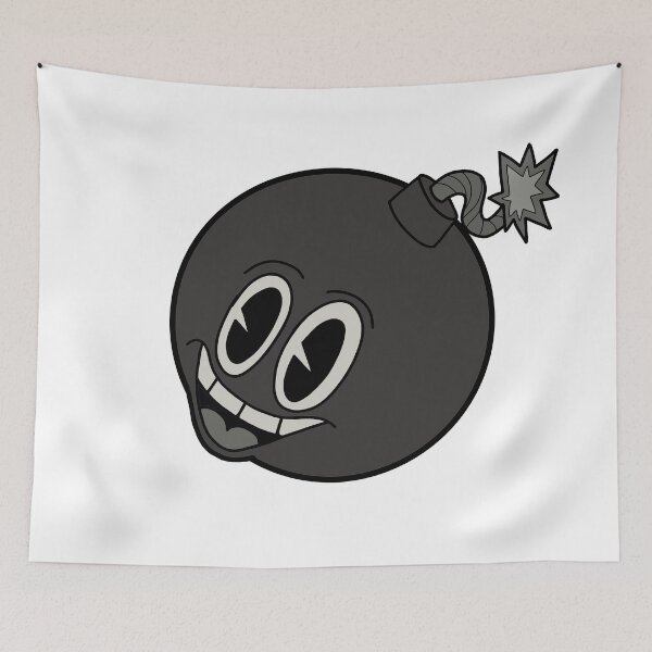 Item preview, Vintage Bomb Face designed and sold by Puffoo.