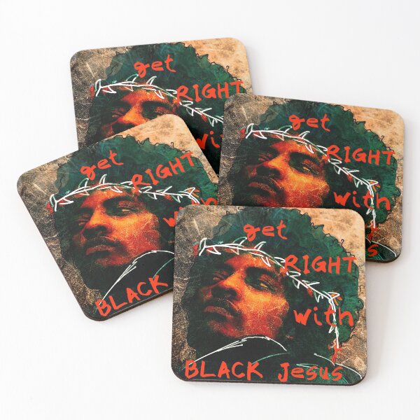 Item preview, get right with BLACK Jesus designed and sold by MicahChaim.