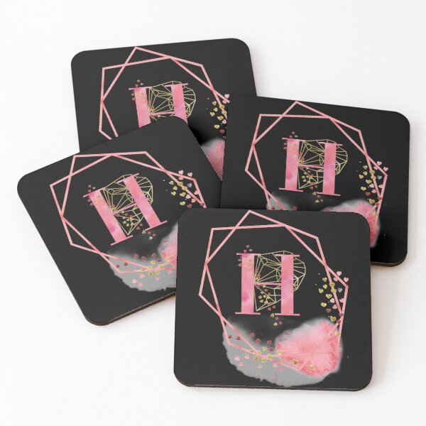 Item preview, Pink Gold Monogram H designed and sold by ElenaDanilo.