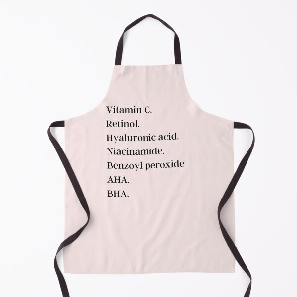 Item preview, Vitamin C, Retinol, Hyaluronic acid, Niacinamide, Benzoyl perioxide, AHA, BHA designed and sold by ThoughtJumble.