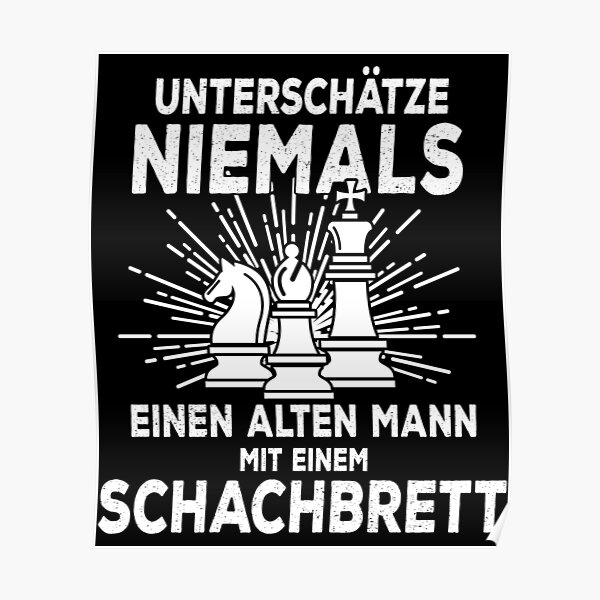Pósters Schachmatt Redbubble
