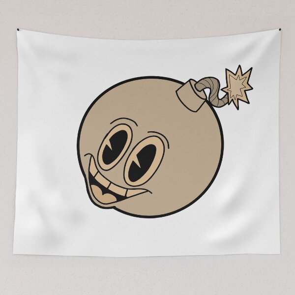 Item preview, Vintage Bomb Face designed and sold by Puffoo.