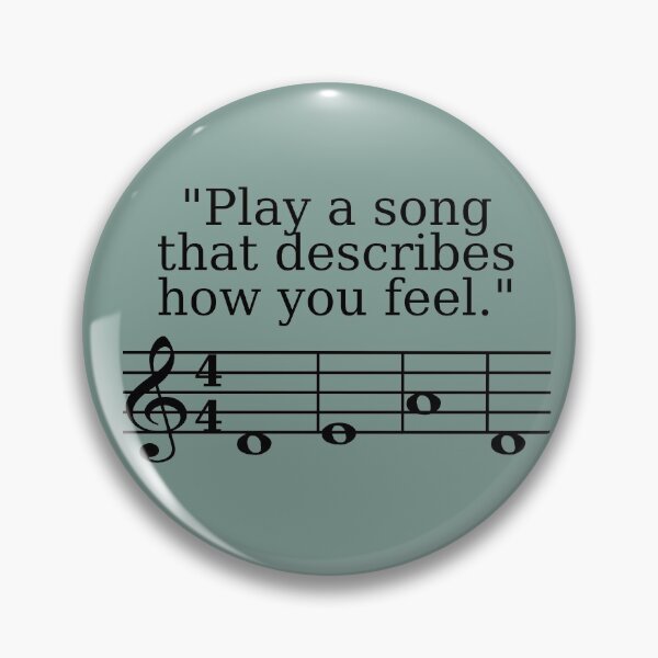 Item preview, Play a song that describes how you feel  designed and sold by JellaDelta.